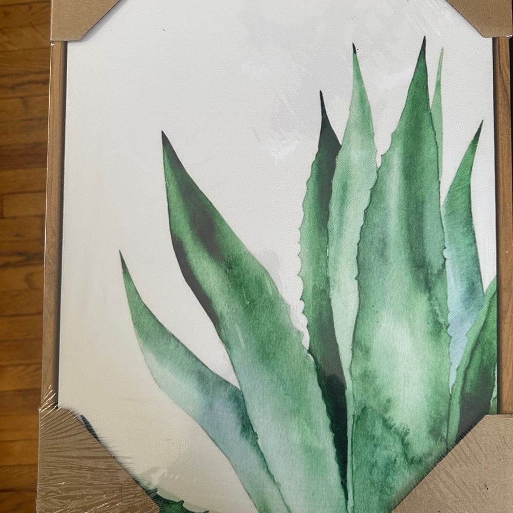 Green Botanical Canvas Wall Art
